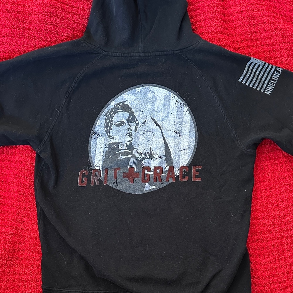 Grit + Grace Nineline Apparel Black Hoodie